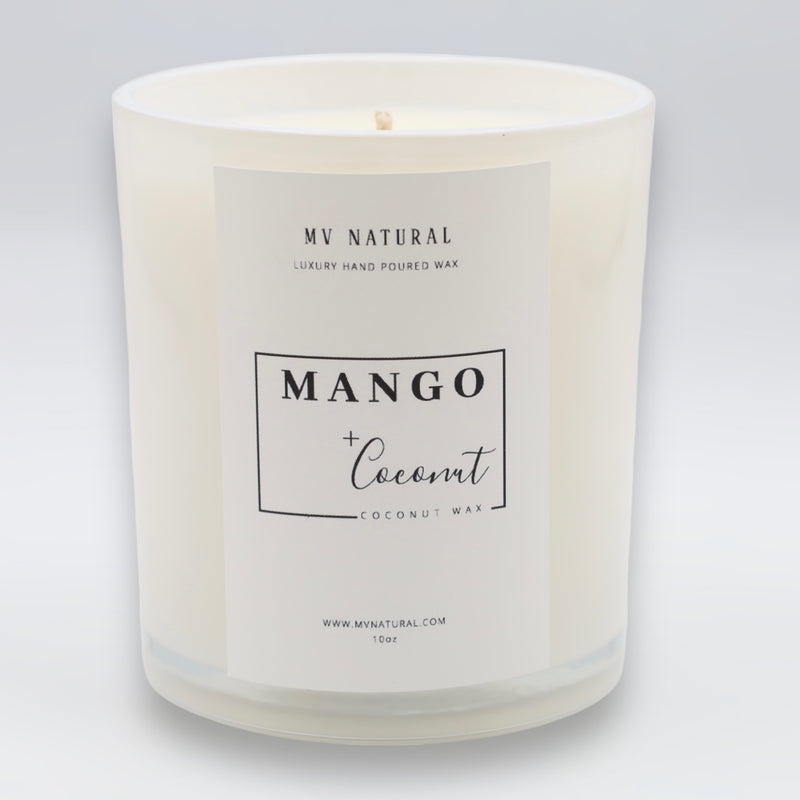 Mango + Coconut Handmade Coconut Wax Candle